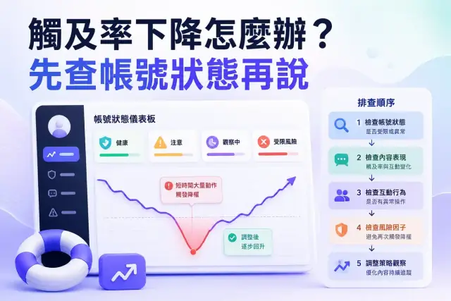 Threads 觸及率下降怎麼辦？先查帳號狀態，再對照這六個原因