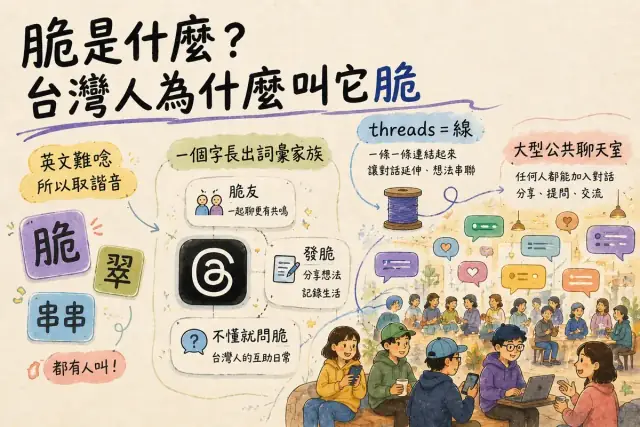 脆是什麼？Threads 為什麼叫脆、哪國的、跟 IG 差在哪（2026 完整解答）